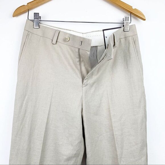 Michael Kors Linen Blend Dress Pants Youth 18R - Picture 6 of 8